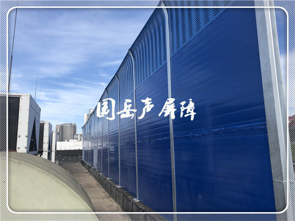 彩鋼百葉混合冷卻塔聲屏障