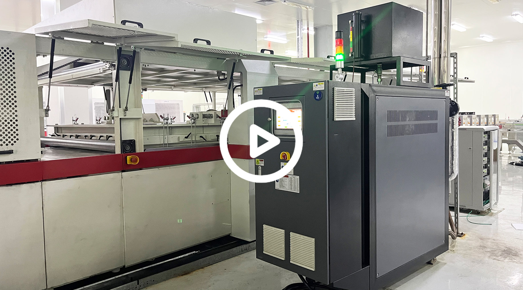 太陽能光伏行業(yè)模溫機(jī)應(yīng)用案例「視頻介紹」 太陽能光伏行業(yè)模溫機(jī)應(yīng)用案例「視頻介紹」