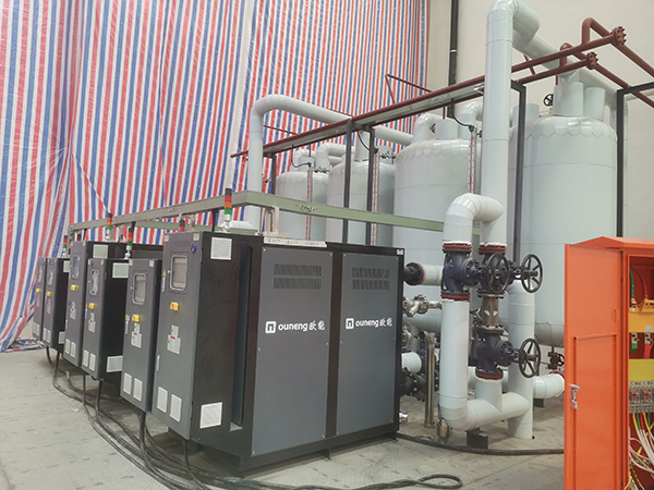 鋰電負極原材料反應釜油溫機——應用案例